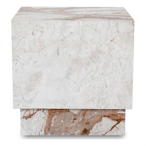 Moe's Home Collection Layla Accent Table Stone Beige