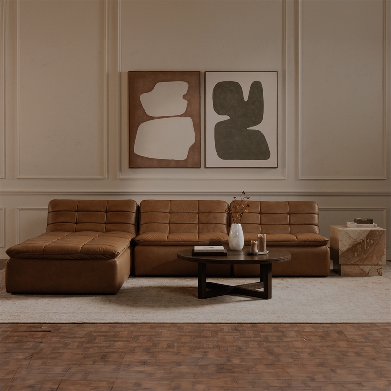Moe's Home Collection Joel Coffee Table Wood Brown
