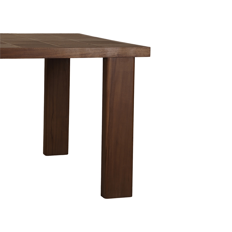 Moe's Home Collection Marina Dining Table Wood Brown
