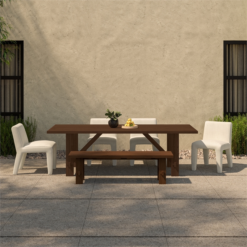 Moe's Home Collection Esmond Dining Table Wood Brown