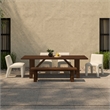 Moe's Home Collection Esmond Dining Table Wood Brown