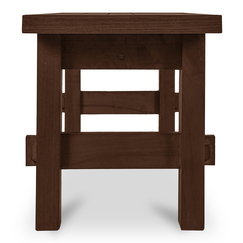 Moe's Home Collection Esmond Wood Dining Bench in Brown