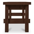 Moe's Home Collection Esmond Wood Dining Bench in Brown