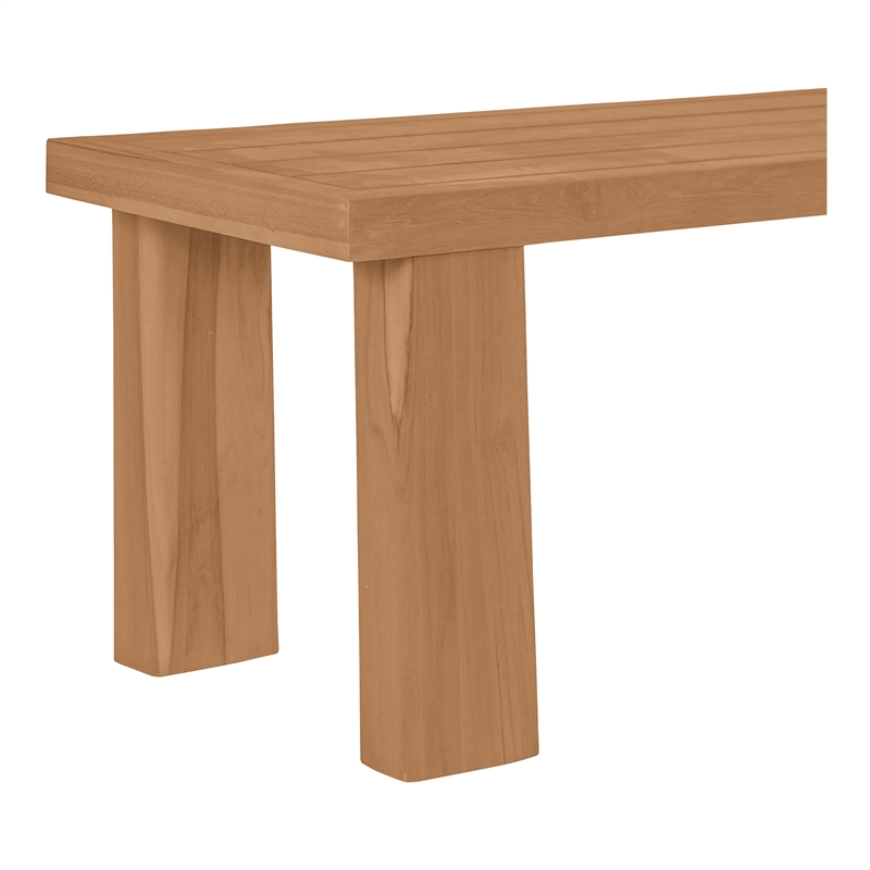 Moe's Home Collection Marina Wood Dining Bench in Natural