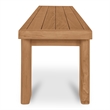 Moe's Home Collection Marina Wood Dining Bench in Natural