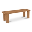 Moe's Home Collection Marina Wood Dining Bench in Natural