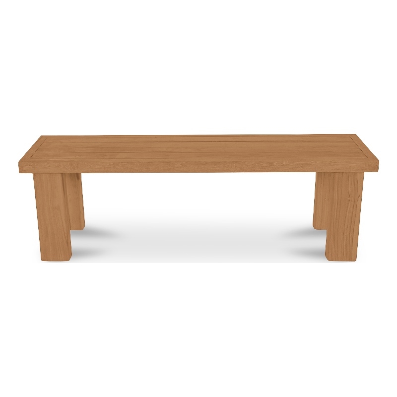 Moe's Home Collection Marina Wood Dining Bench in Natural