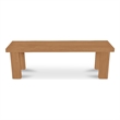 Moe's Home Collection Marina Wood Dining Bench in Natural