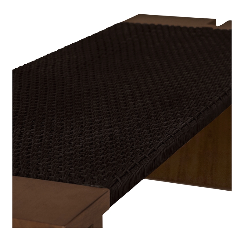 Moe's Home Collection Merritt Outdoor Wood Bench in Brown