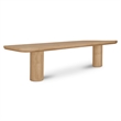 Moe's Home Collection Anders Wood Dining Bench in Natural