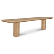 Moe's Home Collection Anders Wood Dining Bench in Natural