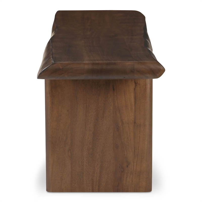 Moe's Home Collection Lila Wood Dining Bench in Brown