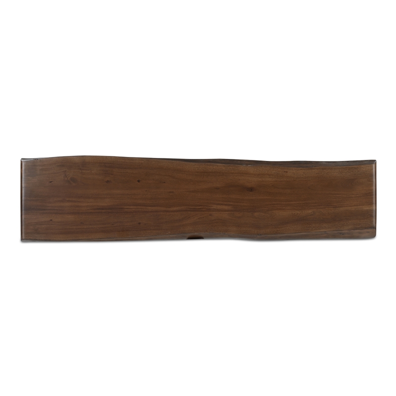 Moe's Home Collection Lila Wood Dining Bench in Brown