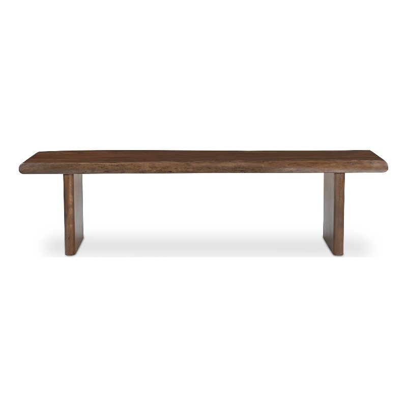 Moe's Home Collection Lila Wood Dining Bench in Brown