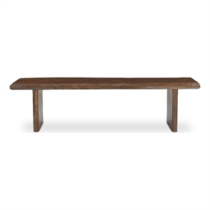 Moe's Home Collection Lila Wood Dining Bench in Brown