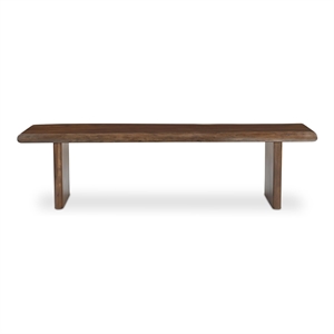 Moe's Home Collection Lila Wood Dining Bench in Brown