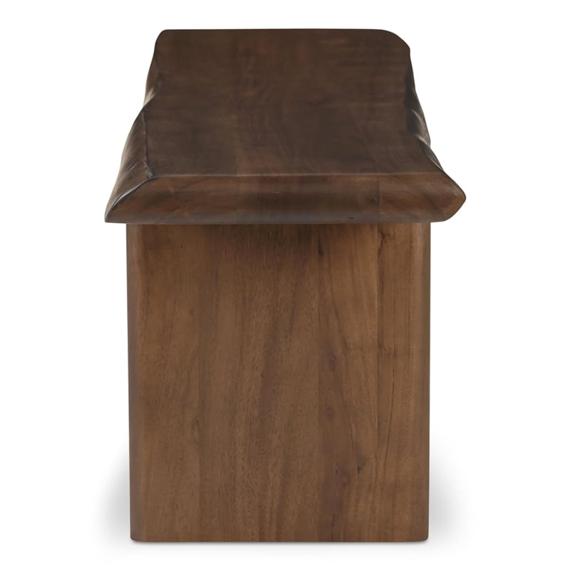 Moe's Home Collection Lila Wood Dining Bench in Brown