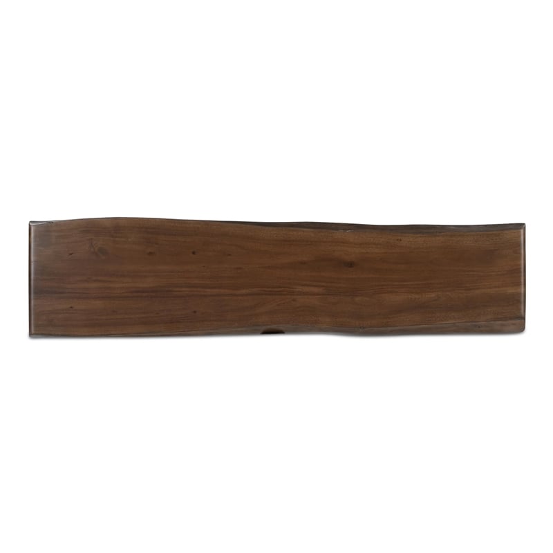 Moe's Home Collection Lila Wood Dining Bench in Brown
