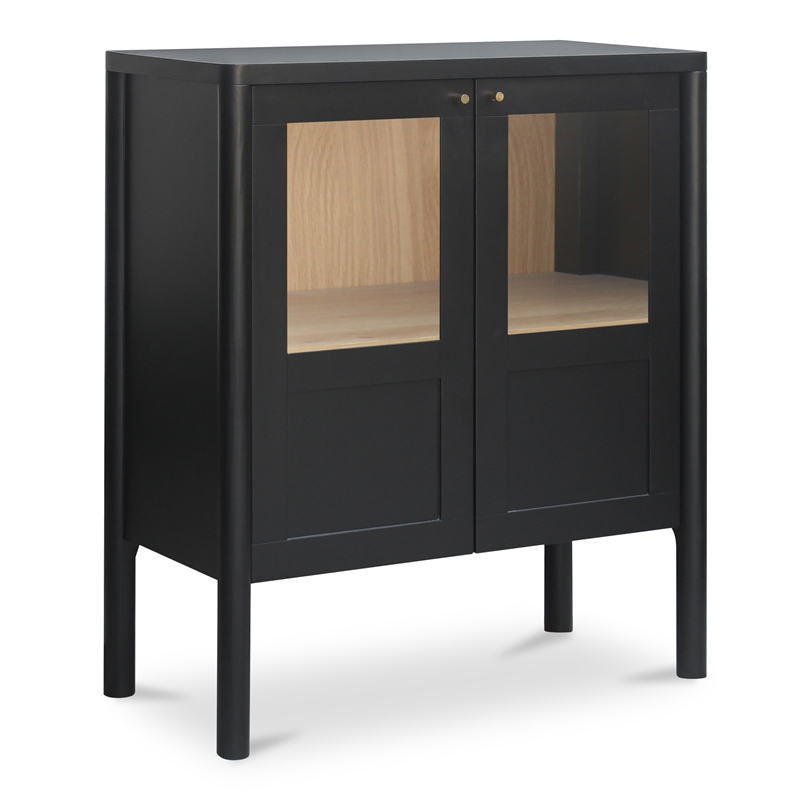 Moe's Home Collection Hannah Wood Cabinet in Black