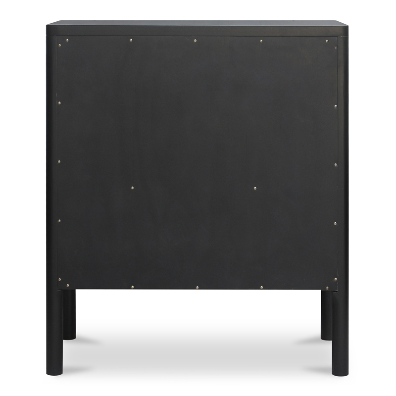 Moe's Home Collection Hannah Wood Cabinet in Black