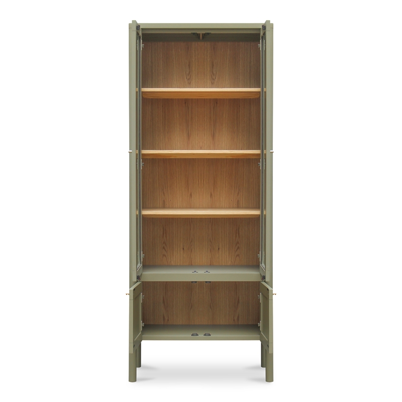 Moe's Home Collection Hannah Wood Cabinet in Green