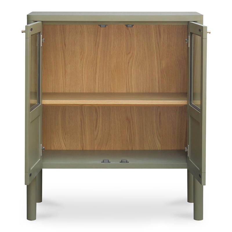 Moe's Home Collection Hannah Wood Cabinet in Green