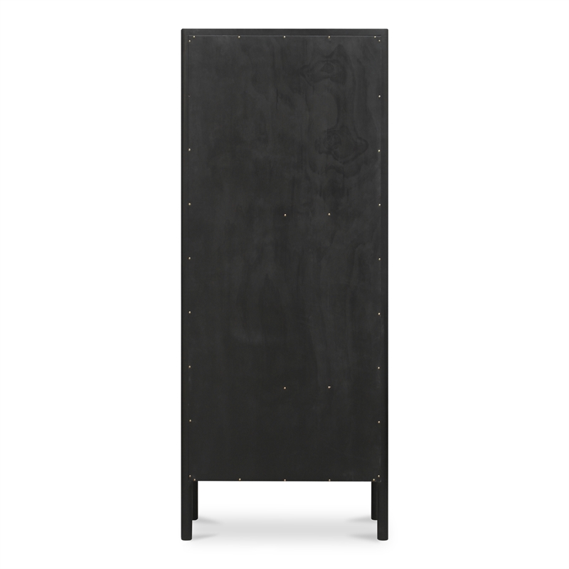 Moe's Home Collection Hannah Wood Cabinet in Black