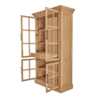 Moe's Home Collection Raymond 2-Drawers Wood Cabinet in Natural