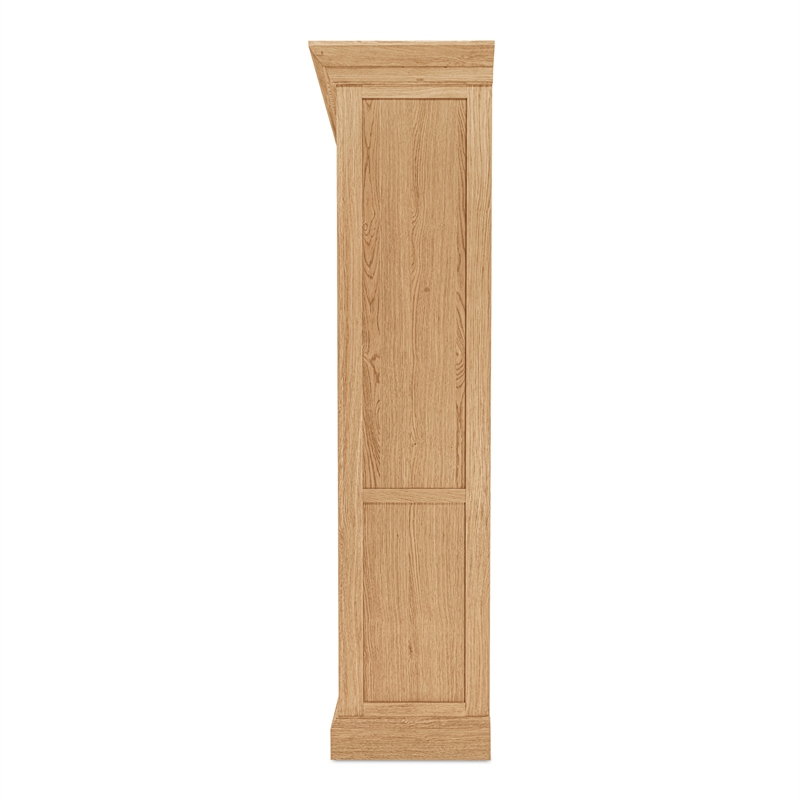 Moe's Home Collection Raymond 2-Drawers Wood Cabinet in Natural