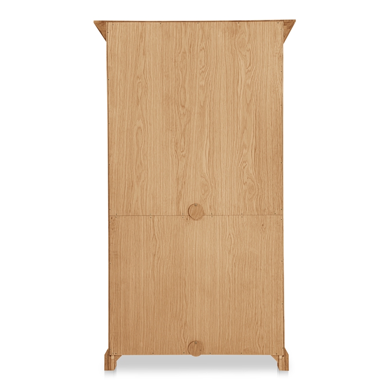 Moe's Home Collection Raymond 2-Drawers Wood Cabinet in Natural