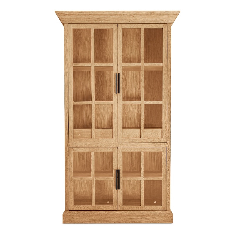 Moe's Home Collection Raymond 2-Drawers Wood Cabinet in Natural