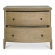 Moe's Home Collection Sadie 2-Drawers Wood Bedroom Nightstand in Brown
