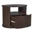 Moe's Home Collection Tommy 1-Drawer Wood Bedroom Nightstand in Brown