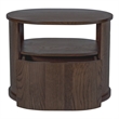 Moe's Home Collection Tommy 1-Drawer Wood Bedroom Nightstand in Brown