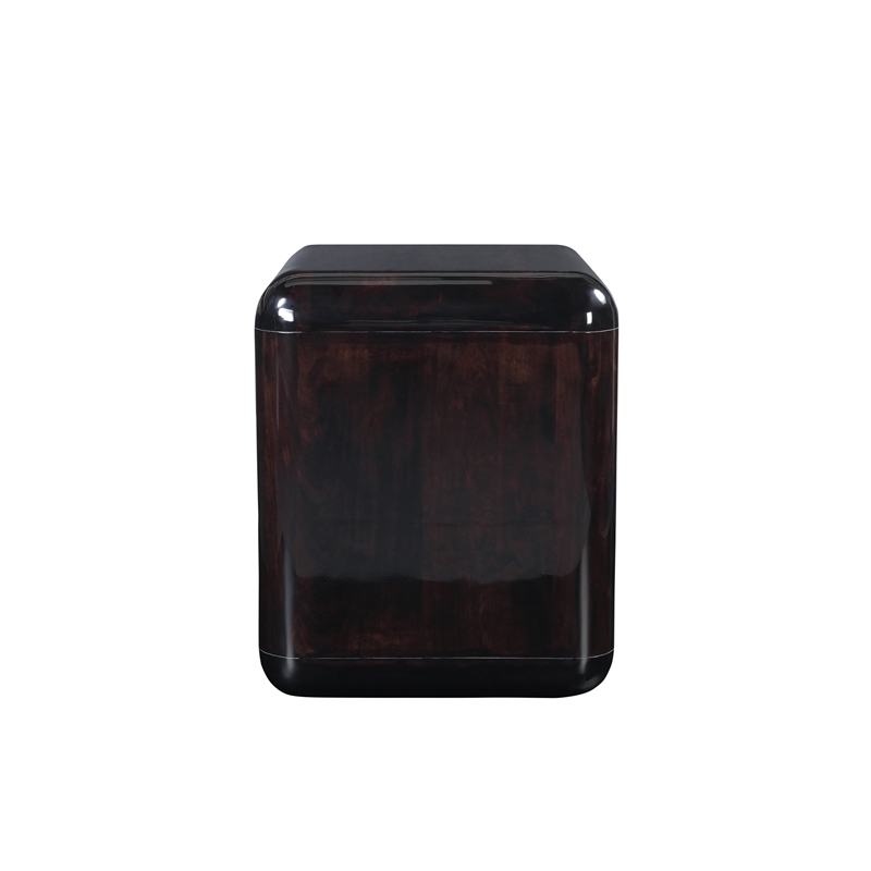 Moe's Home Collection Rory 2-Drawers Wood Bedroom Nightstand in Brown