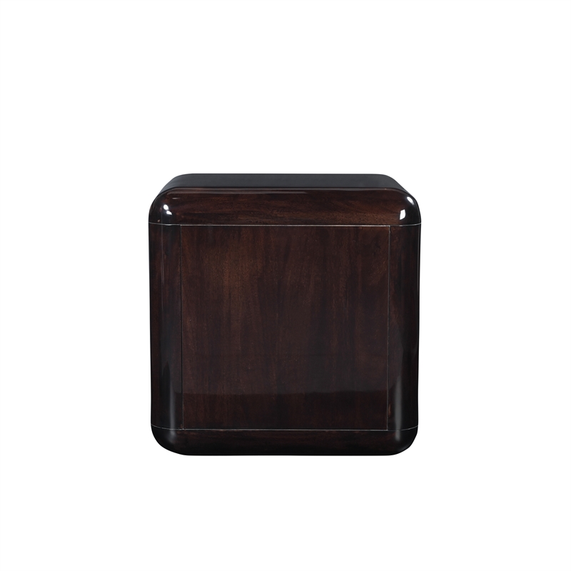 Moe's Home Collection Rory 2-Drawers Wood Bedroom Nightstand in Brown