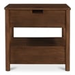 Moe's Home Collection Lottie 2-Drawers Wood Bedroom Nightstand in Brown