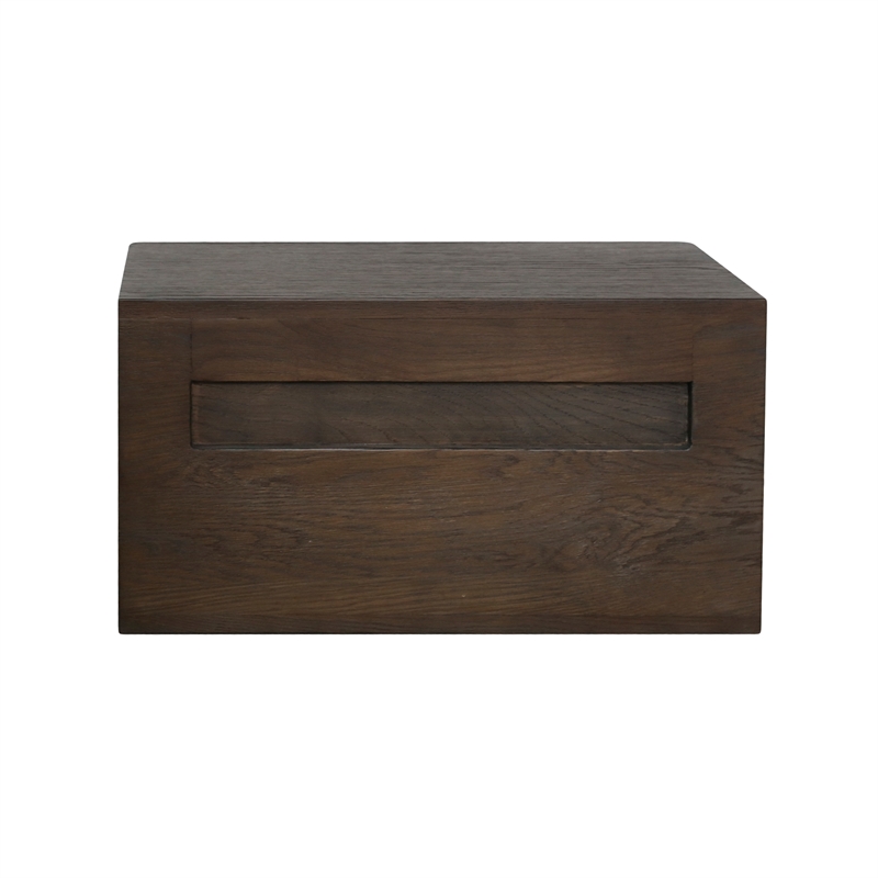 Moe's Home Collection Jonah 1-Drawer Wood Bedroom Nightstand in Brown
