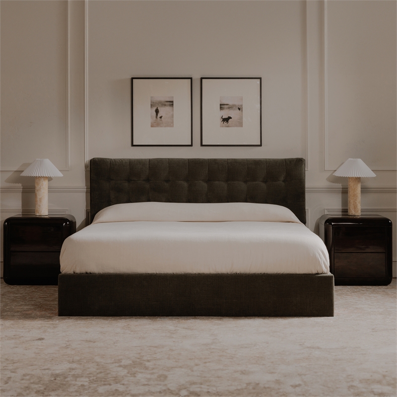 Moe's Home Collection Strand 2 Frame Canvas Print in Textured Matte Black Border