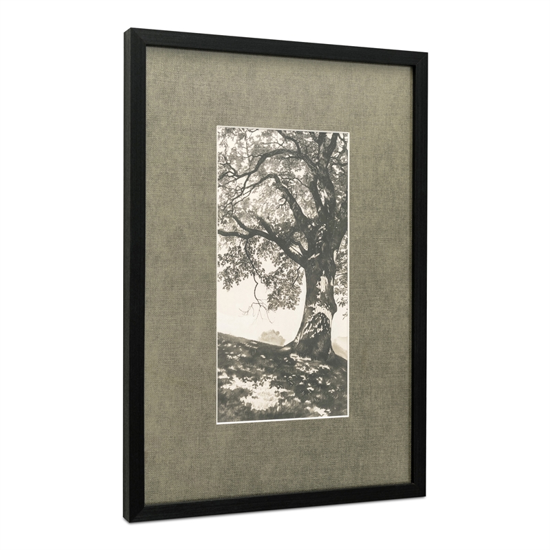 Moe's Home Collection Arise Framed Paper Print with Matte Black Border