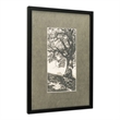 Moe's Home Collection Arise Framed Paper Print with Matte Black Border
