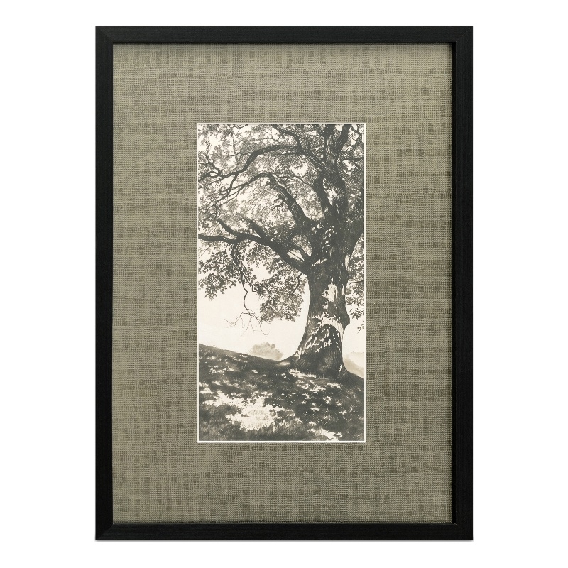 Moe's Home Collection Arise Framed Paper Print with Matte Black Border