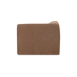Moe's Home Collection Isla Corner Chair Fabric Brown