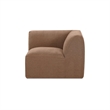 Moe's Home Collection Isla Corner Chair Fabric Brown