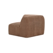 Moe's Home Collection Isla Corner Chair Fabric Brown