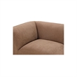 Moe's Home Collection Isla Corner Chair Fabric Brown