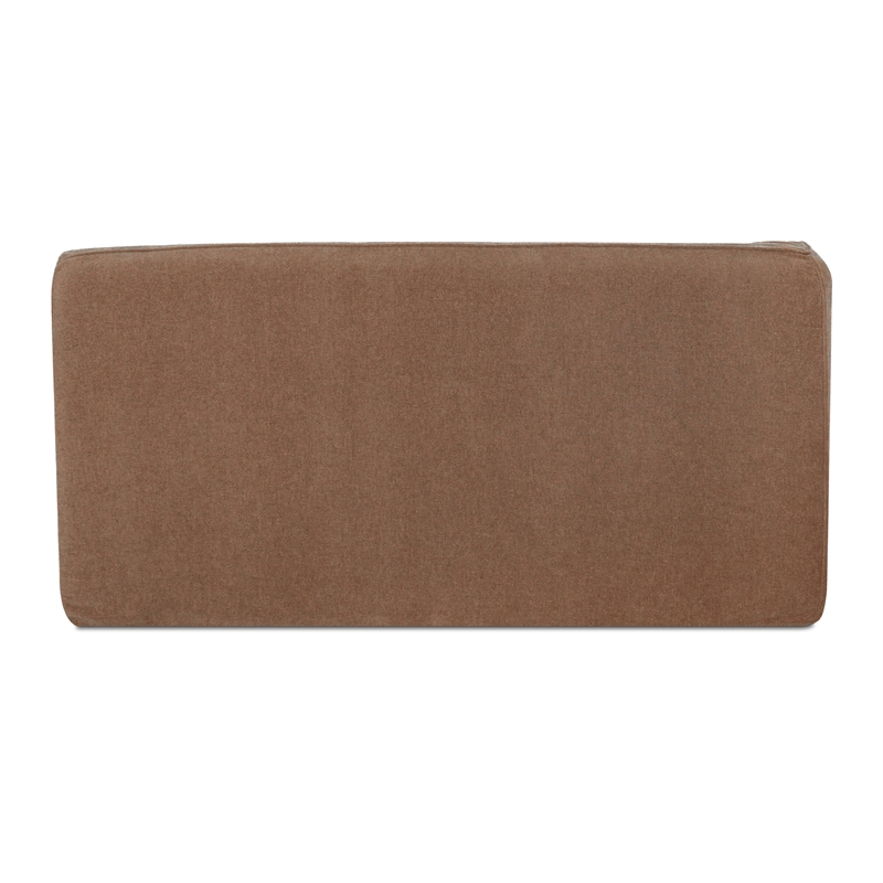 Moe's Home Collection Isla Corner Chair Fabric Brown