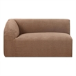 Moe's Home Collection Isla Corner Chair Fabric Brown