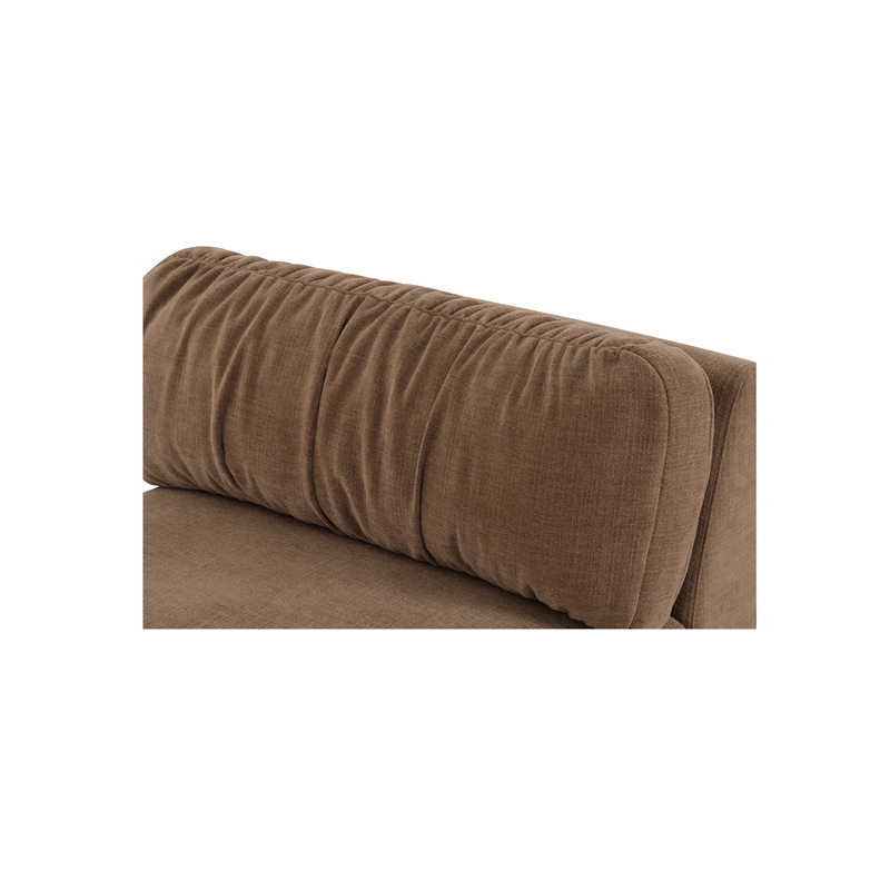 Moe's Home Collection Matina Slipper Chair Fabric Taupe