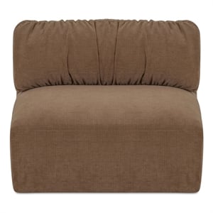 Moe's Home Collection Matina Slipper Chair Fabric Taupe